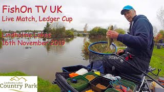 FishOn TV UK Live Match Ledger Cup Lindholme Lake 16th November 2019 [upl. by Alegnat]