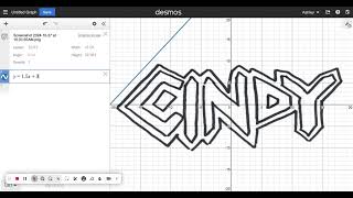 How to upload an image to Desmos Graphing Calculator and begin name project [upl. by Yukio758]