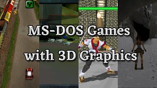 MSDOS Games with 3D Graphics HD60fps [upl. by Rizas]