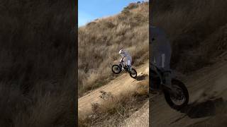 Dirt bike rider lands in wheelie from huge whip [upl. by Loise]