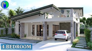 4 BEDROOM HOUSE DESIGN [upl. by Nnaeoj]