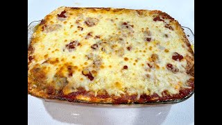 Eggplant Lasagna Family Style Баклажановая Лазанья для большой семьи [upl. by Marje77]