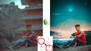 Snapseed New Creative Background Change Photo Editing Tricks  New Snapseed Photo Editing 2024 [upl. by Auqeenwahs]