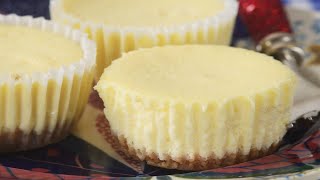 Individual Cheesecakes Recipe Demonstration  Joyofbakingcom [upl. by Slerahc809]