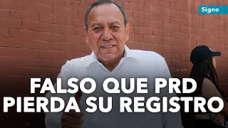 El adiós al PRD su presidente dice que “está vivo” [upl. by Ateekahs]