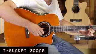 Fender TBucket 300CE AcousticElectric Guitar  Ltd Edition [upl. by Eelhsa754]