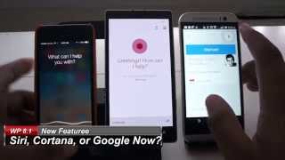 Cortana vs Siri vs Google Now Beta comparison [upl. by Ivers]