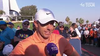 Rory McIlroy Sunday Flash Interview 2024 Dubai Invitational © DP World Tour [upl. by Tigdirb348]