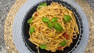 Tomato Pasta in 15 minutes  Cherry Tomato Spaghetti  Easy and Quick Recipe [upl. by Otsedom]