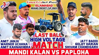 Mandi KalanWarner Uchana amp Amit amp Amit Vs PaplohaJatt amp Shivam amp Goldy Cosco Cricket Mania [upl. by Nnylyaj]