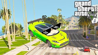 Michael’s Super Car Customization amp Epic Stunts  GTA 5 Best Cars Racing Challenge [upl. by Einitsed]