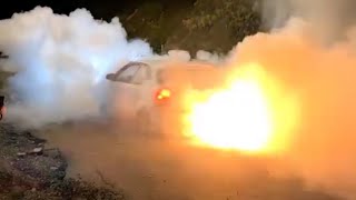 Submission Burnouts 15 CRAZY Honda burnouts Flame shooting ek Turbo Hondas V8 s10 [upl. by Alyakam]