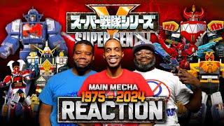 Reacting to All Super Sentai Main Mecha 1975  2024 An Epic Blast from the Past [upl. by Irolav]