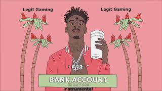 21 Savage Bank Account Instrumental 1 Hour Loop [upl. by Odrareg]