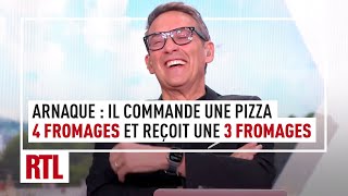 Arnaque  il commande une pizza 4 fromages et reçoit une pizza 3 fromages [upl. by Aimaj]