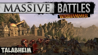 Epic Custom Map Invasion of Talabheim the Crater City Massive Battles [upl. by Recha]