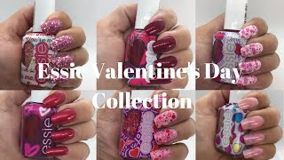 Essie Valentine’s Day Collection  Essie Colección de San Valentin  Swatches Y Mas [upl. by Boigie]