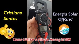 Como utilizar o Aneng ST 209 [upl. by Neille]