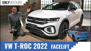 VW TRoc 2022 Facelift  Preview of All the Variants Style RLine TRoc R amp Cabriolet [upl. by Llenrod146]