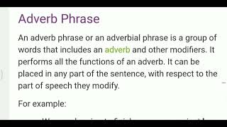 Phrase Phrase and its types phrase and its types m a previous year eng lit paper 1 m a1st year eng [upl. by Llenrahc767]