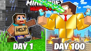 I Survived 100 Days as a TRILLIONAIRE in HARDCORE Minecraft [upl. by Ackler]