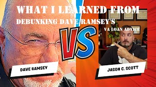 What I Learned from Debunking Dave Ramseys VA Loan Advice [upl. by Violet]