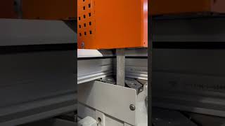 Welding a UPVC Window sash on Elumatec 4 head welder [upl. by Iilek]