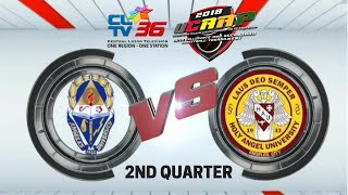 UCAAP2018 Game 5  AUF VS HAU 2ND QUARTER [upl. by Aivataj]