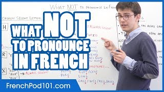 Improve Your French Pronunciation  What NOT to pronounce [upl. by Alvira426]