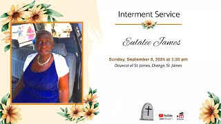 Interment Service for Eulalee James [upl. by Bove961]