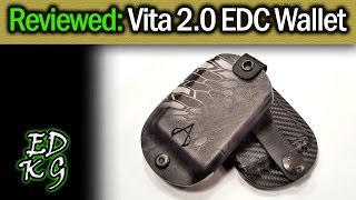 Reviewed Armatus Carry Vita 20 EDC Wallet Minimalist Every Day Carry kydex card holder [upl. by Quill]