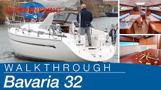 Bavaria 32 for sale  Yacht Walkthrough   Schepenkring Lelystad  4K [upl. by Aerdnac572]