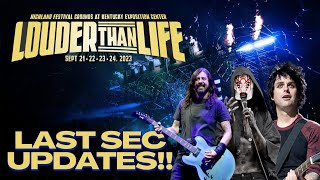 Lineup Changes Stage Schedules Updates and FampQ’s What You Need to Know for Louder Than Life 2023 [upl. by Airbmac429]