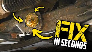 EASY FIX Clunk Noise Under Car When Reversing Or Braking  Creak Bang after Alignment [upl. by Gaile]