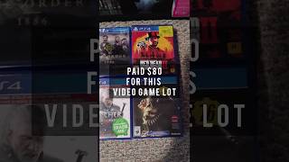 Video Game Lot 21 videogames haul marketplace deals ps4 rockstar fallout gamers 2024shorts [upl. by Oicirbaf]