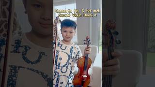 Seitz Concerto No 5 in D Major Op 22 1st Movement Suzuki Violin Book 4 [upl. by Theone]