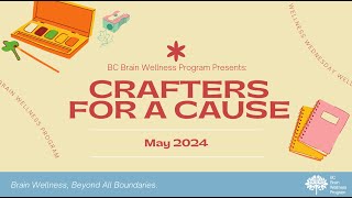 Crafters for a Cause May 2024 [upl. by Analart]