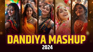 Dandiya Remix 2024  Navratri mashup [upl. by Alleahcim]