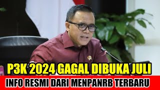 UPDATE INFO PEMBUKAAN P3K 2024 [upl. by Kciderf]