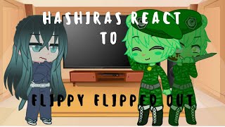 Hashiras react to Flippy Flipped Out  Demo 20  Fnf  MY AU  Kirumi [upl. by Melonie593]