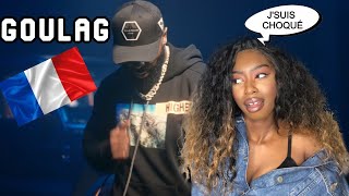 FIRST REACTION TO FRENCH RAPHIP HOPMUSIC  Kaaris  Goulag Clip officiel [upl. by Nyrem]