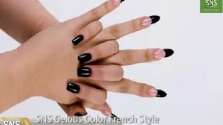 SNS Nails  Signature Nail Systems How to do SNS Gelous Color French Style [upl. by Ossie389]