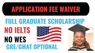 Application Fee Waived Full Graduate Scholarship No IELTS [upl. by Astto116]