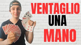 COME FARE IL VENTAGLIO AD UNA MANO  TUTORIAL [upl. by Nnad]