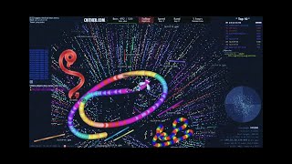 psystorm  bad weather in Slitherio [upl. by Norrehs]