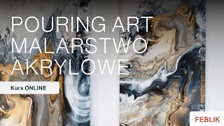 Pouring Art – Malarstwo Akrylowe dla Początkujących  Kurs ONLINE [upl. by Frierson295]