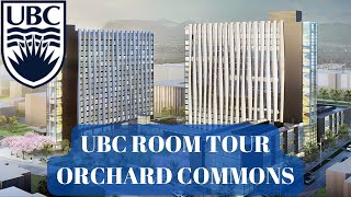 UBC Orchard Commons Barlett Room Tour  UBC Connected Single Dorm [upl. by Mart127]