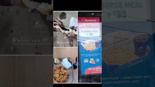 Dominos ka Scam😡😡 99 rupees ka meal 🙁dominos shorts viralshorts tranding views pizza [upl. by Nirok]