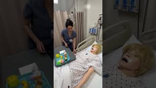 Urinary Catheter Irrigation Nursing Skills Lab [upl. by Iharas]