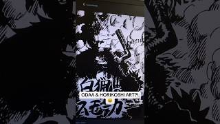 ODA amp HORIKOSHI ART onepiece manga [upl. by Noslen]